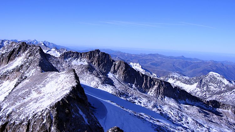 Le Pic d'Aneto et ses derniers glaciers.